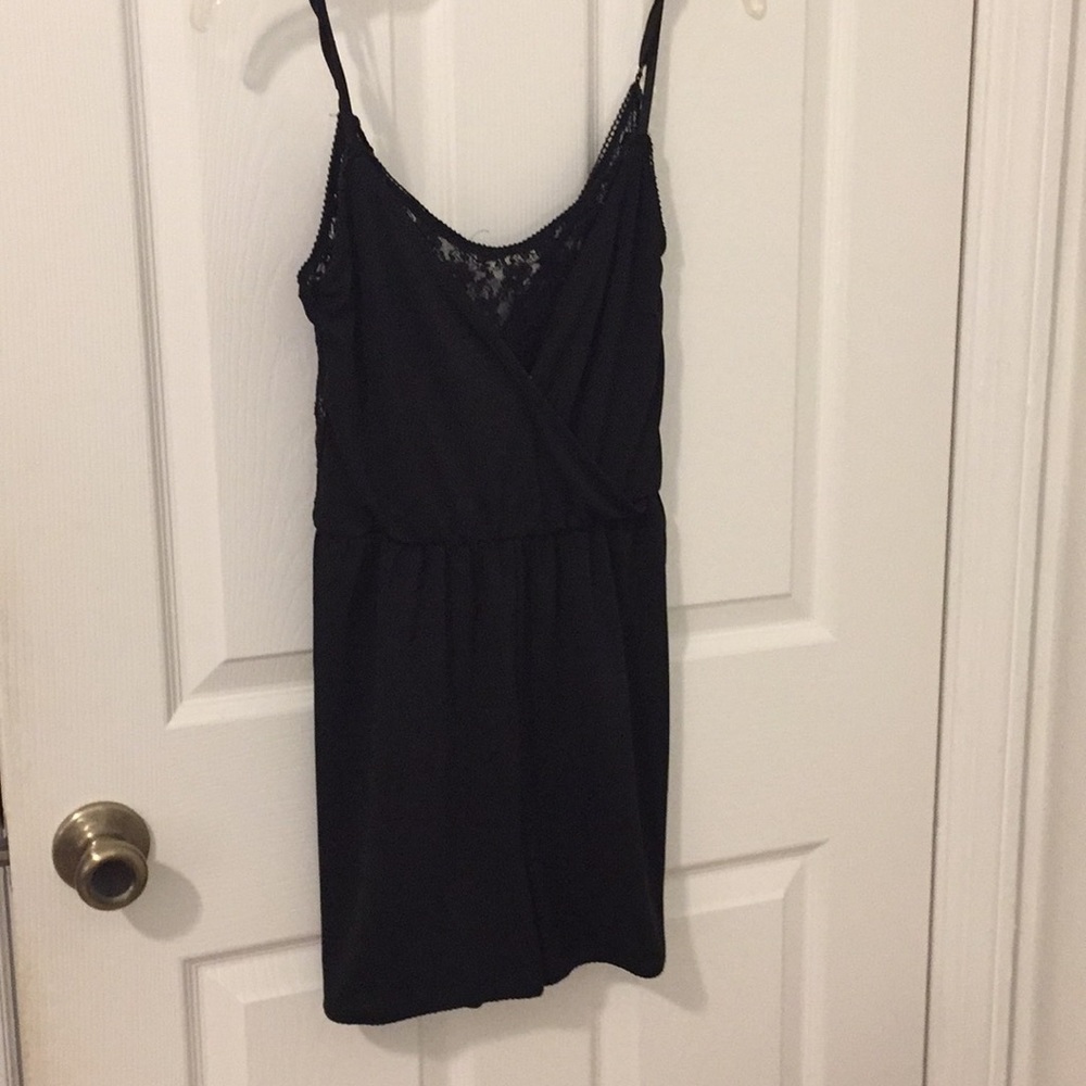 HM size XS black lace romper